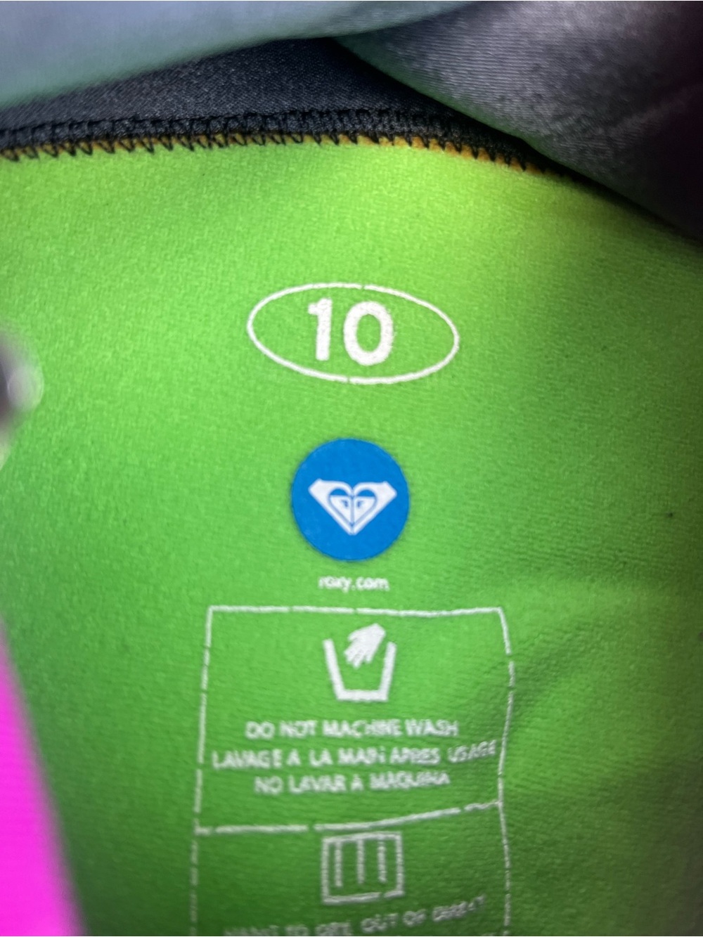 Roxy women’s 3/2 chest zip Full Wetsuit - Picture 3 of 7